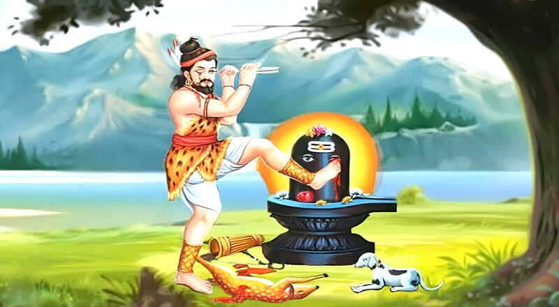 the-story-of-kannappa-the-devotee-who-offered-his-eyes-to-shiva-lingam-kannappa-nayanar-shivathuli